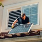 Solar panel roof brackets for vans
